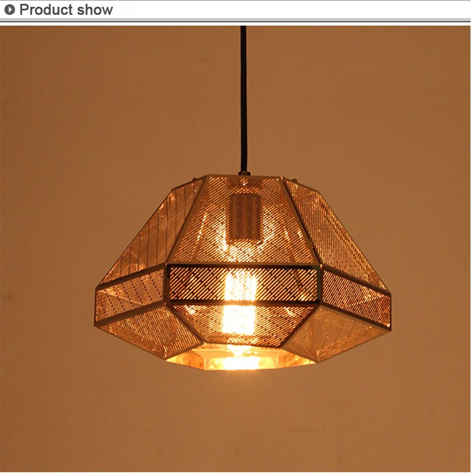 IIS Postmodern Loft LED Drop light Pyramid Pendant Lamp Minimalist Diamond shape - Warmly Lights