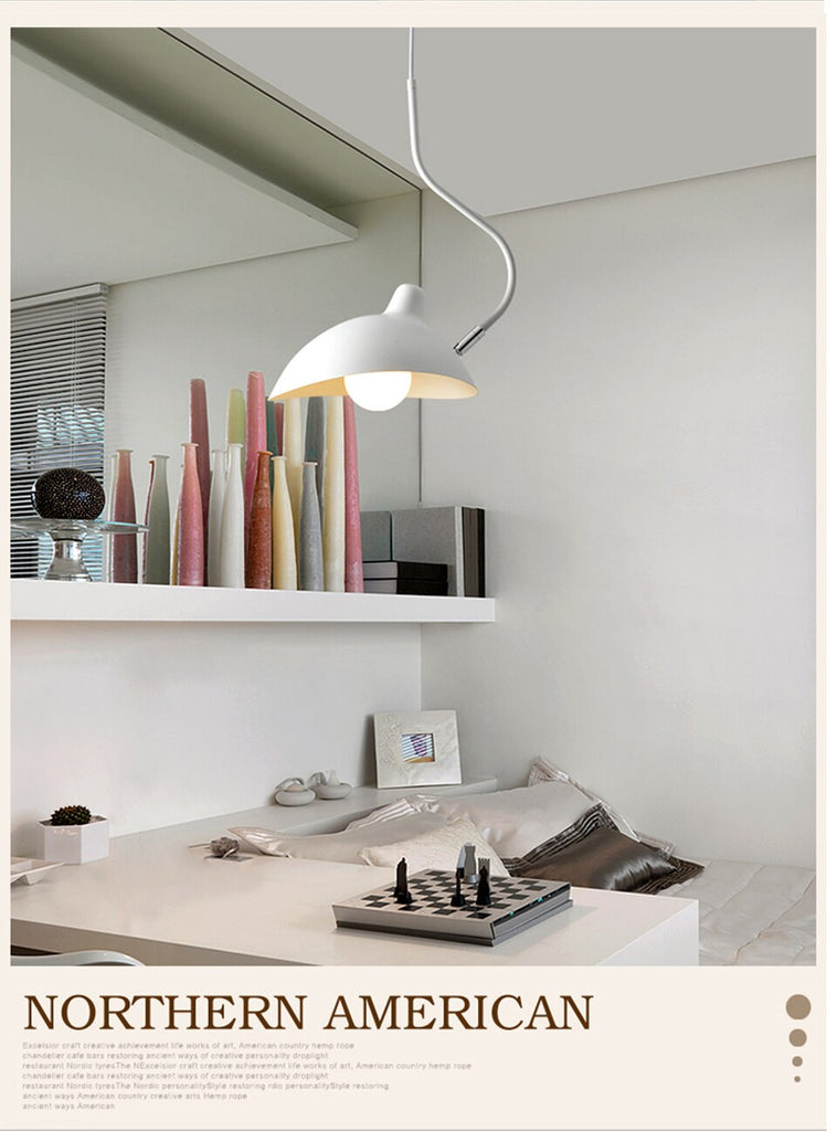 IIS Nordic Replica Designer Serge Pendant Lamp Rotating Iron Lampshade - Warmly Lights