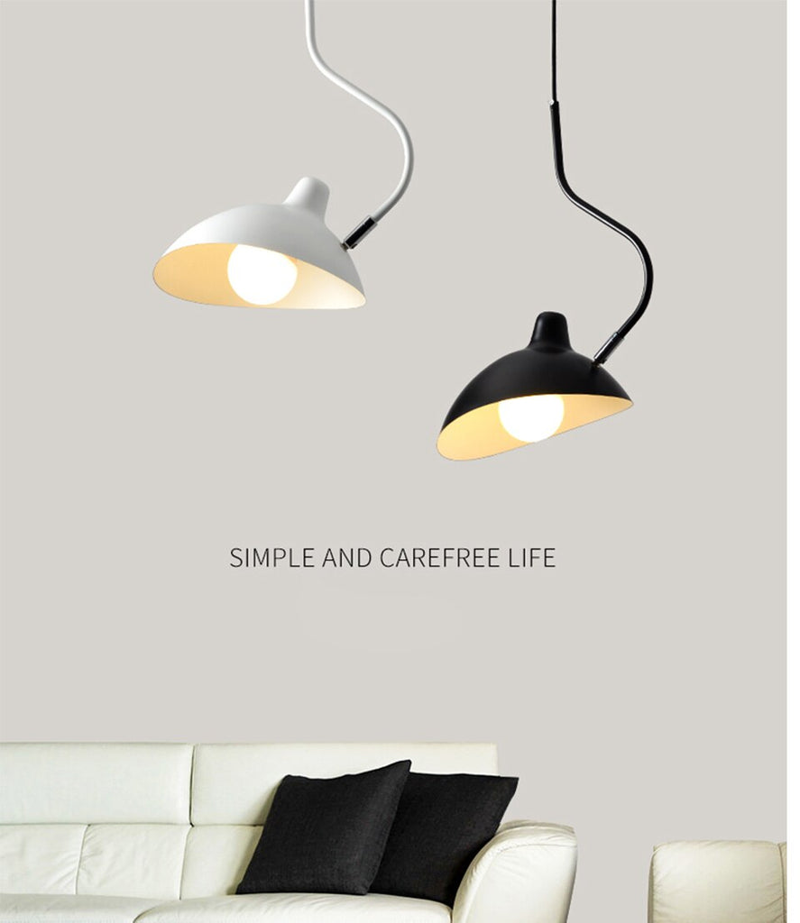 IIS Nordic Replica Designer Serge Pendant Lamp Rotating Iron Lampshade - Warmly Lights