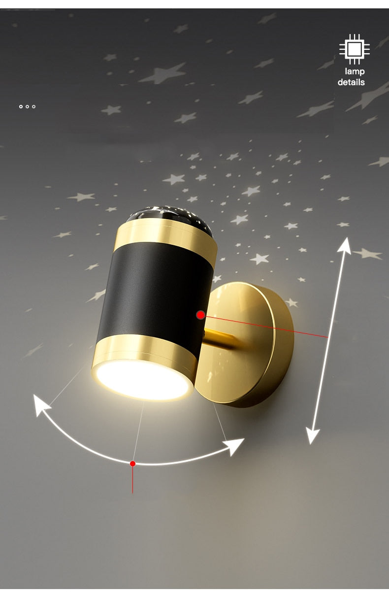 WIN Folding Rotation Stars Sky Wall Light | Warmly Lights