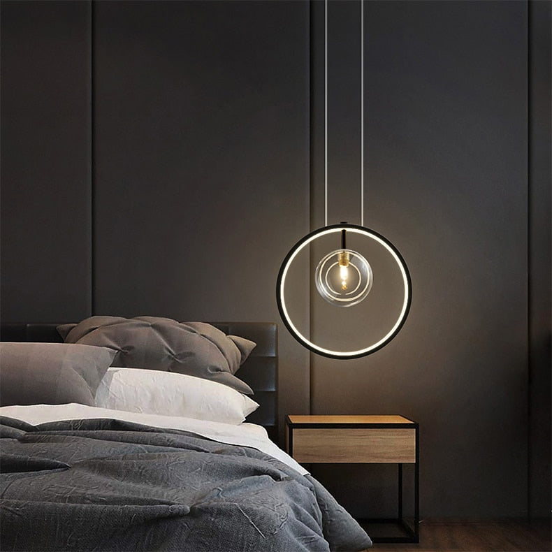 Modern Glass Bubble Round Pendant Lighting G9 - Warmly Lights