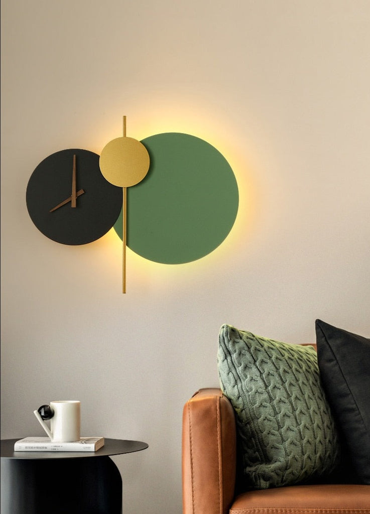 Wall Lamp Clock - Warmly Lights