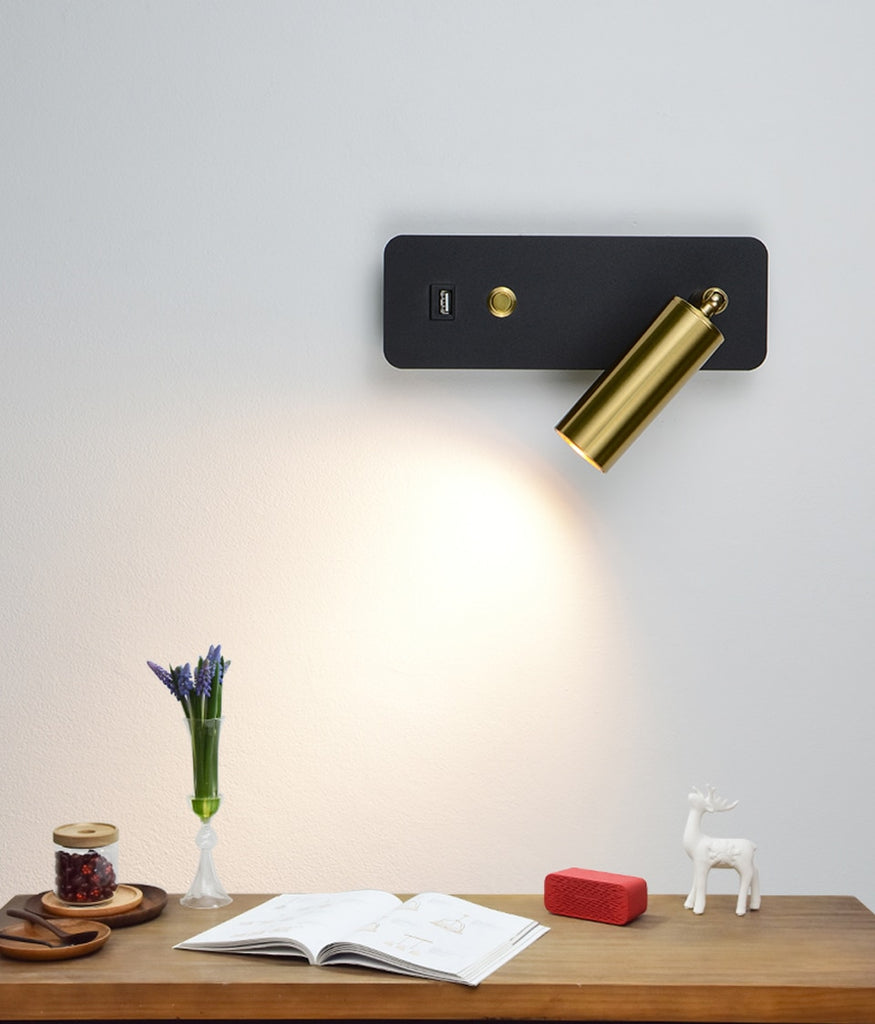 LIT LED Wall Lights With Switch And USB Interface Fashion - Warmly Lights