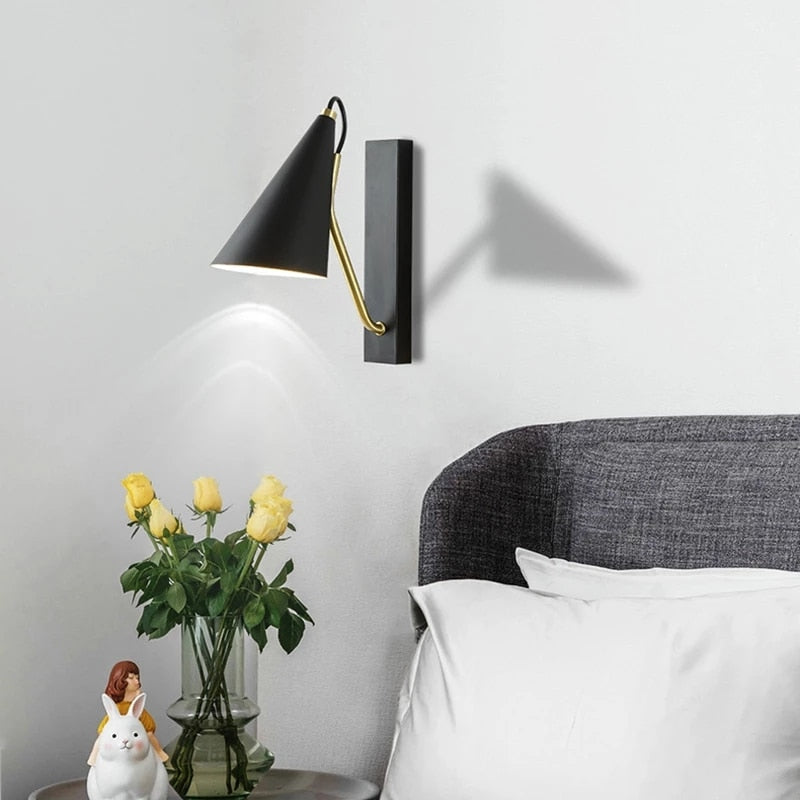 Nordic Minimalist Led Wall Lamp Modern Minimalist Bedroom - Warmly Lights