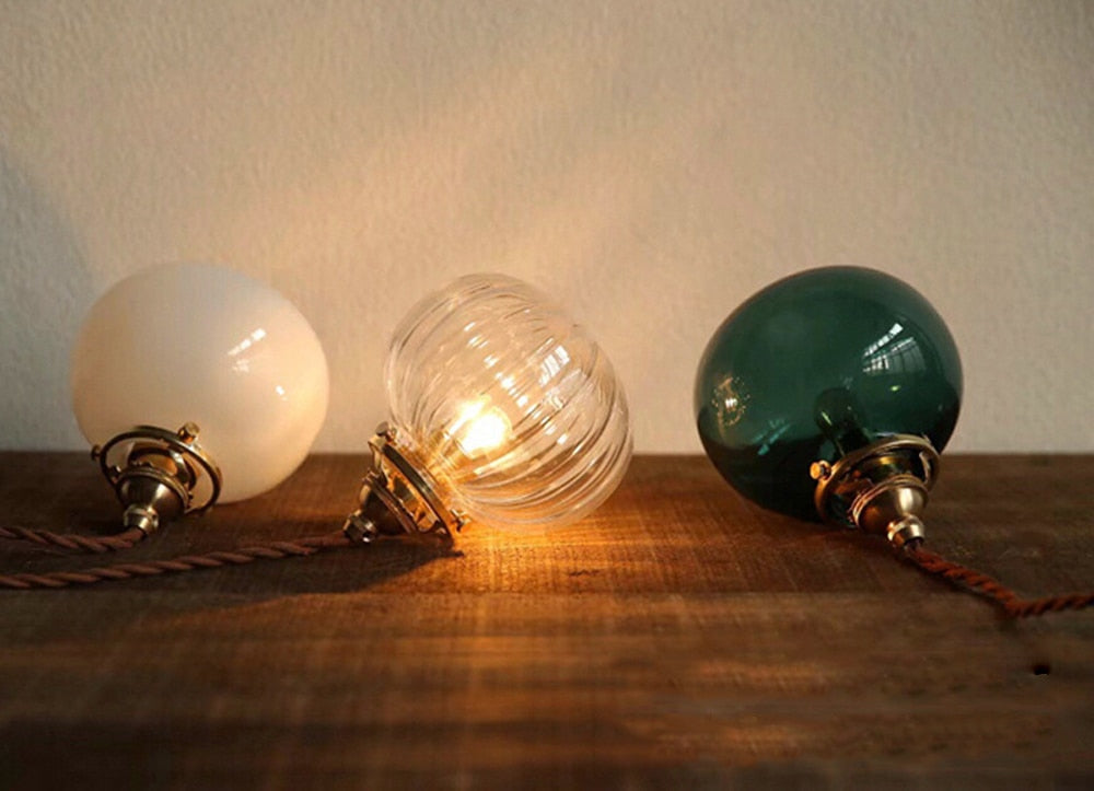 Kaolak - Retro Glass Pendant Light - Warmly Lights