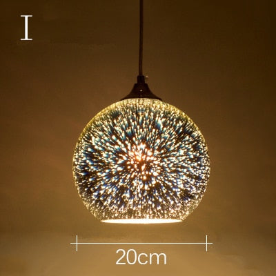 The Firework Glass Pendant Light - Warmly Lights