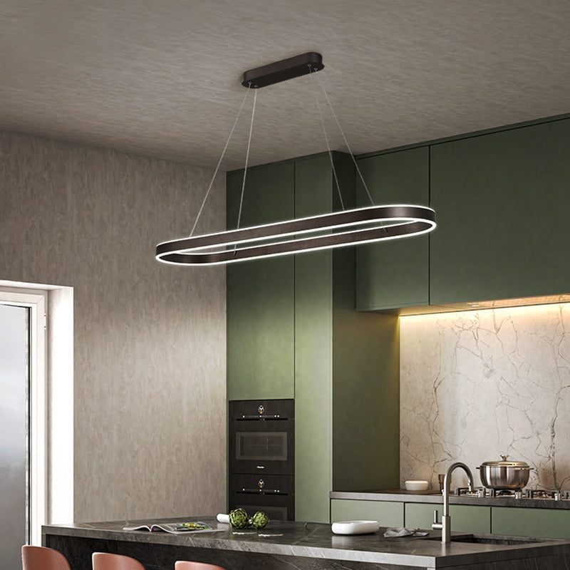 Voong - Modern Ring Dining Pendant Lamp - Warmly Lights