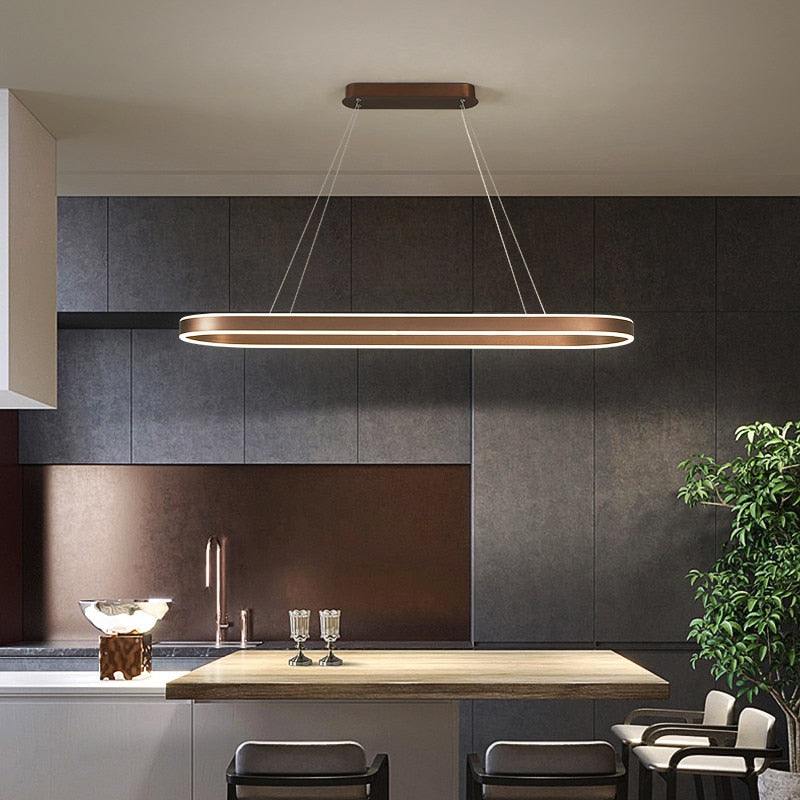Voong - Modern Ring Dining Pendant Lamp - Warmly Lights