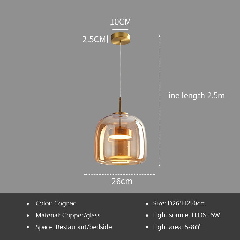 Param - Luxury Glass Pendant Light - Warmly Lights