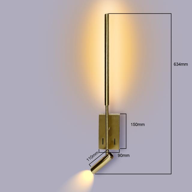 ZERN Minlast - Modern LED Wall Lamp - Warmly Lights