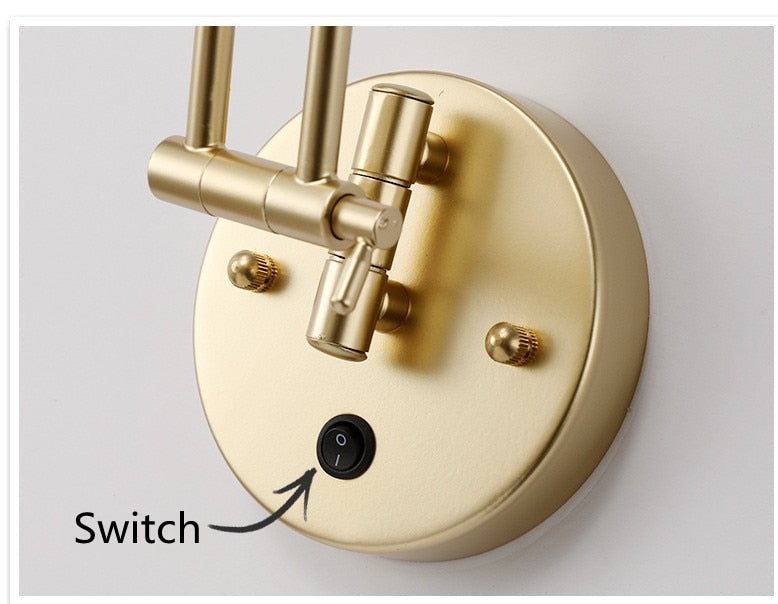 KIN Dai - Adjustable Swing Long Arm Internal Touch Sensor Switch - Warmly Lights