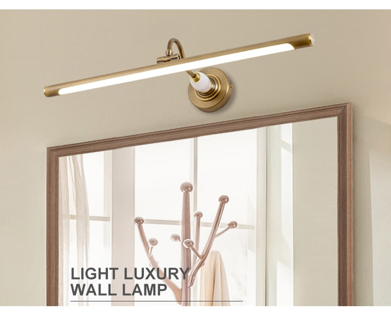 WCUS Vintage Copper Jade Wall Light 8W 43CM - Warmly Lights