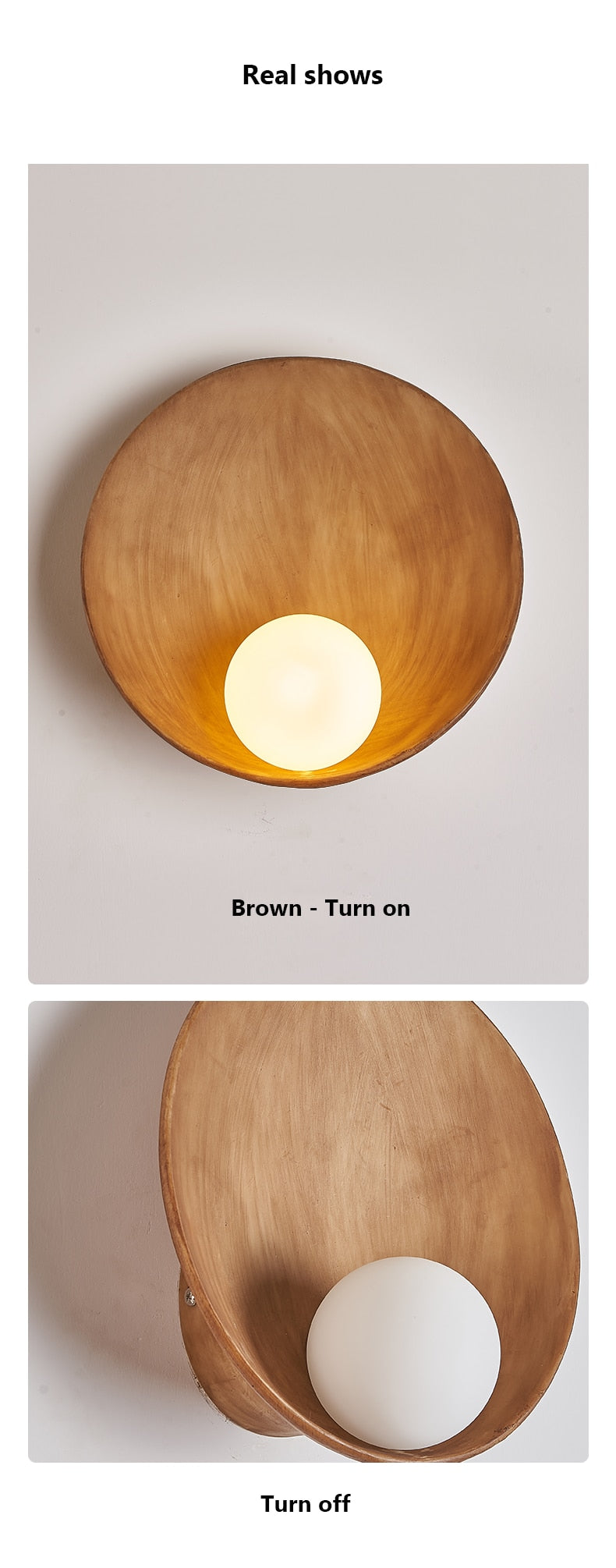 Asian Shell Lamp TML Arome - Shell Wall Lamp Japanese Creative LED Lighting | Warmly Lights