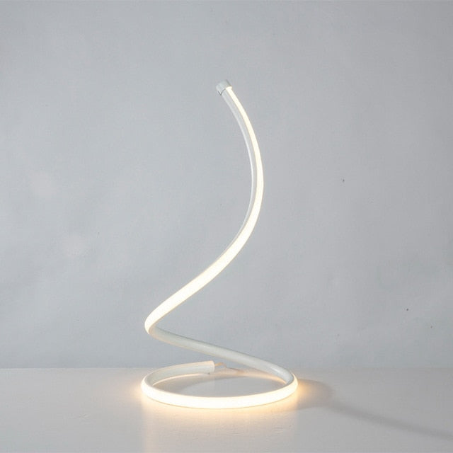 Kira - Spiral LED Table Lamps - Warmly Lights