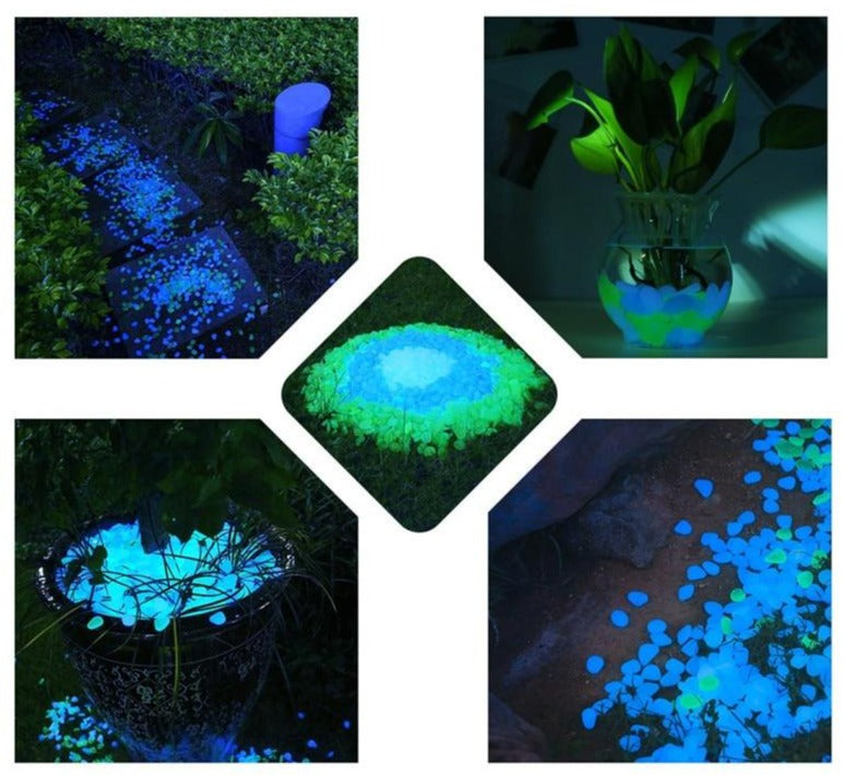 Garden Pebbles Glow Stones - Warmly Lights