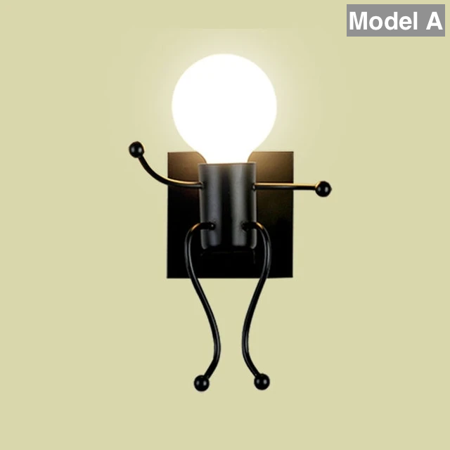 Cartoon Doll Wall Lamp - Warmly Lights