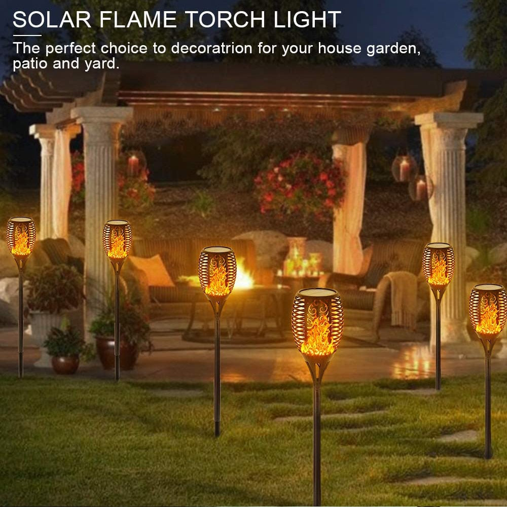Fleam - Solar Flame Torch Light - Warmly Lights
