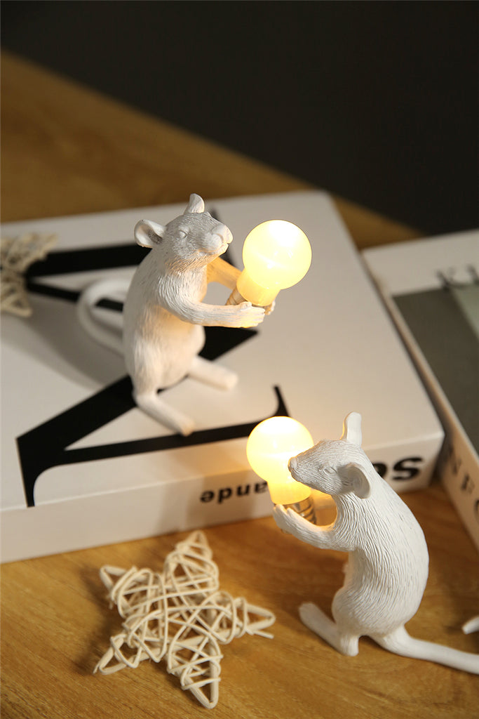 Mouse Resin Night Light - Warmly Lights