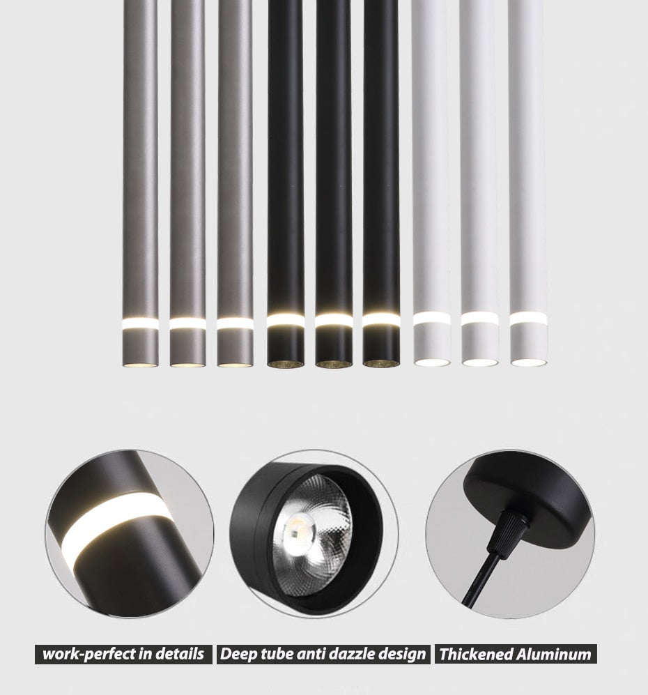 Tube Cylinder Pipe Pendant Light - Warmly Lights