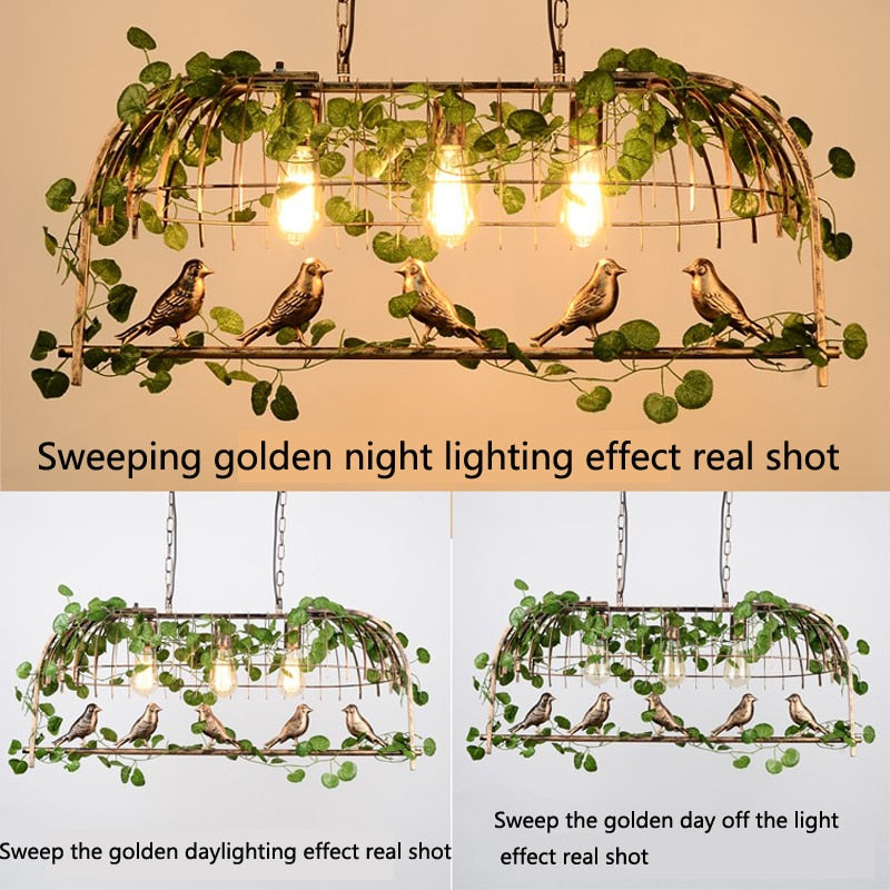 Vintage Bird Pendant Light - Warmly Lights