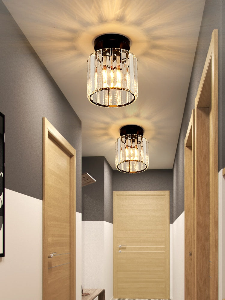 LED Crystal Lampshade Ceiling Lights - Warmly Lights