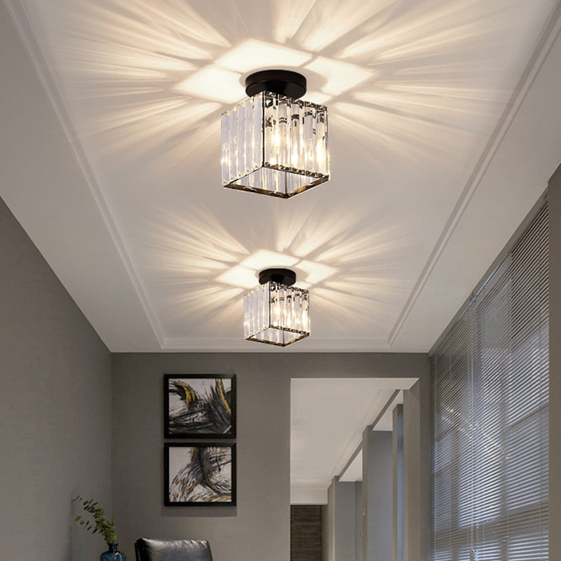 LED Crystal Lampshade Ceiling Lights - Warmly Lights
