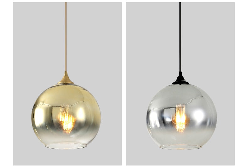 Sillsu - Bubble Ball Glass Pendant Lights - Warmly Lights