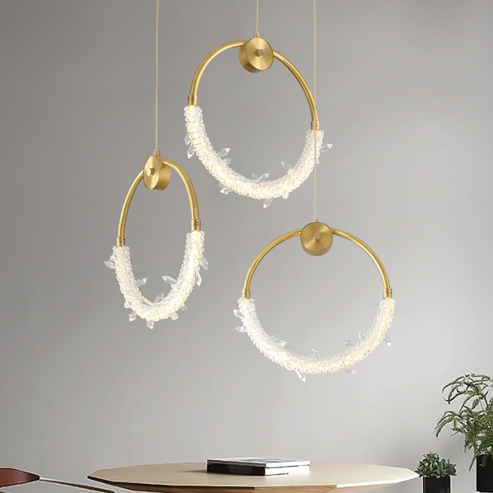 Luxury Modern LED Chandelier Light - Warmly Lights