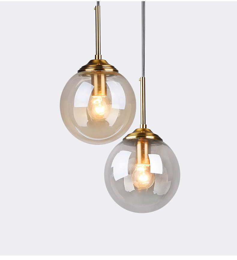 Modern Glass Ball Pendant Lights - Warmly Lights