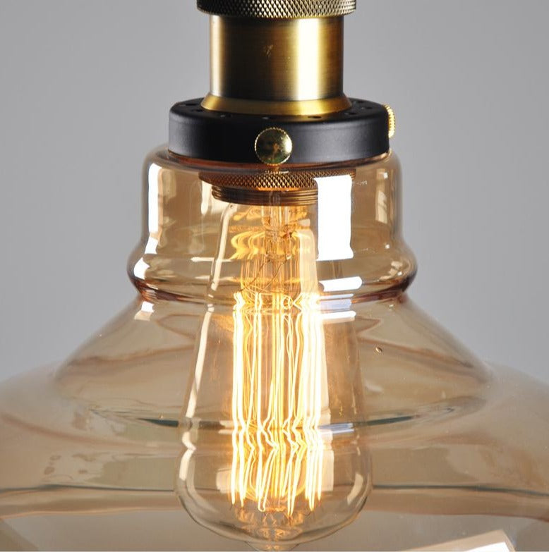 American Vintage Glass Pendant Lights - Warmly Lights