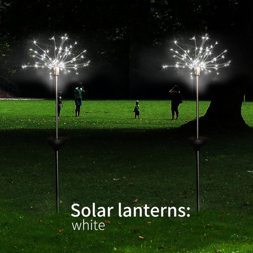 LED Solar Firework Waterproof Lights - Warmly Lights